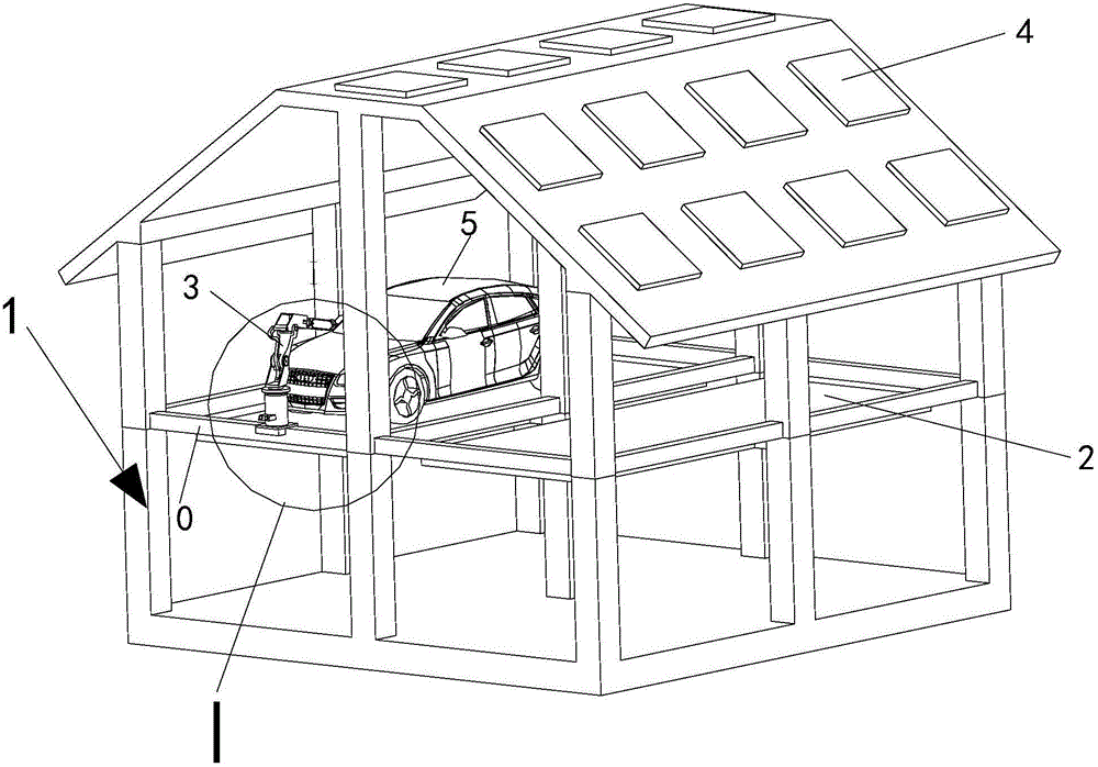 Stereo garage with intelligent charging function