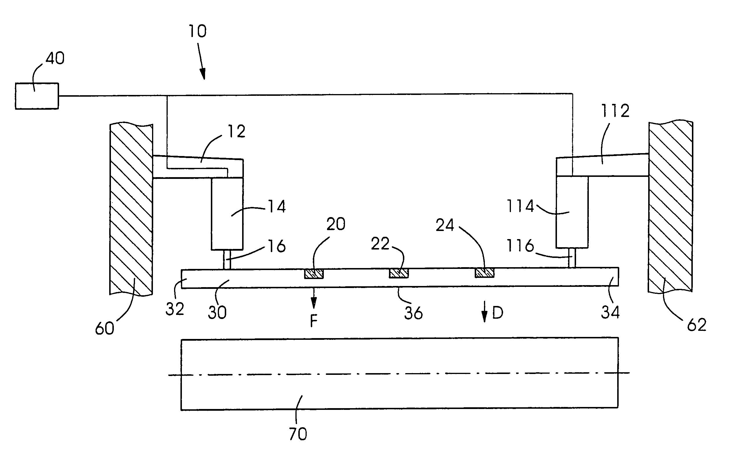 Magnetic tucker bar for a printing press