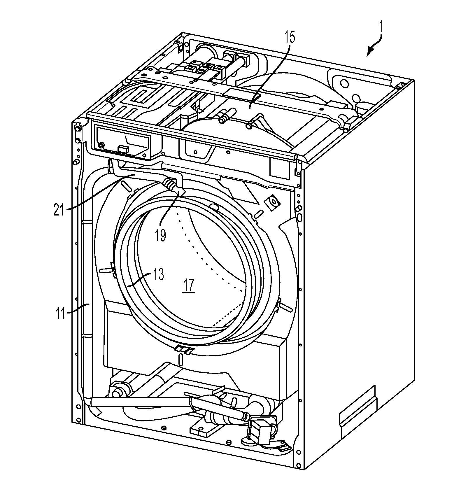 Water Recirculation and Drum Rotation Control in a Laundry Washer