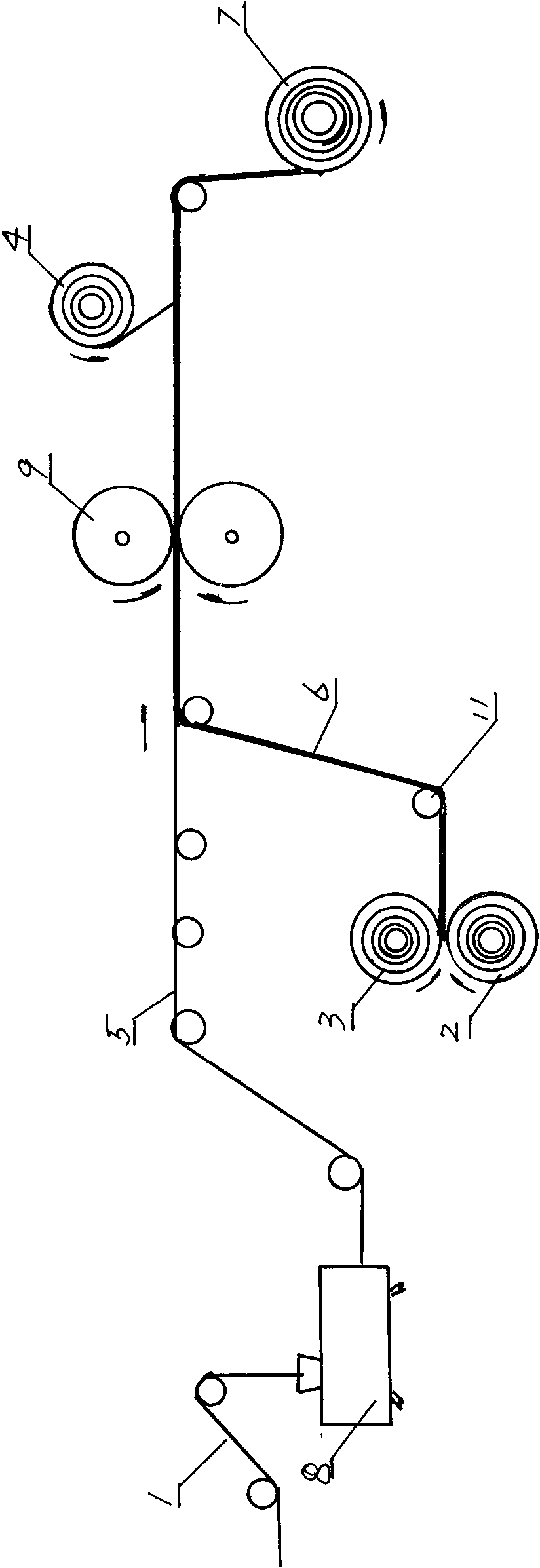 Method for preparing rubber-metal composite waterproof sheet