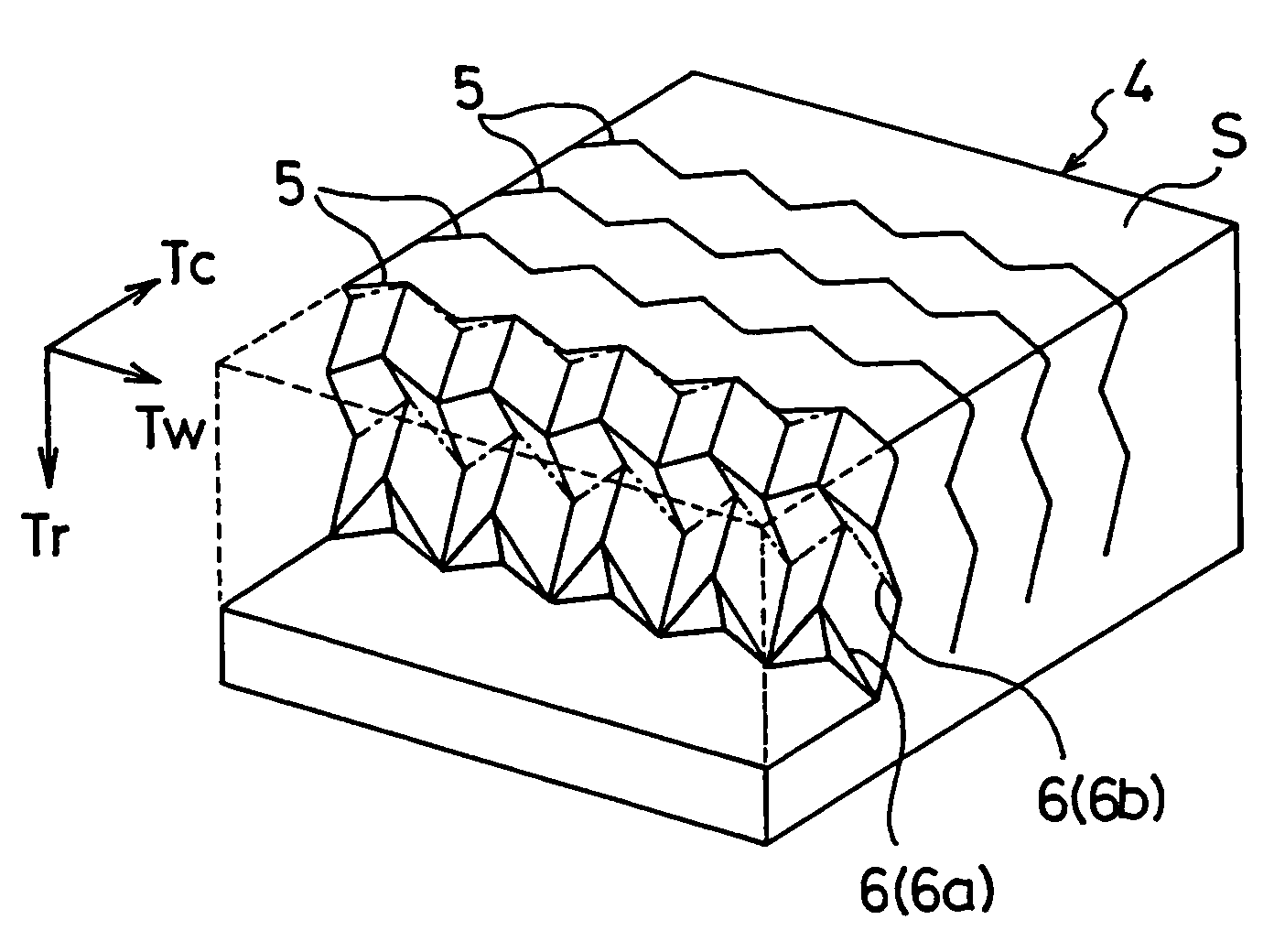 Pneumatic tire with tread including sipes having bent portions formed with zigzag shape with amplitude in radial direction