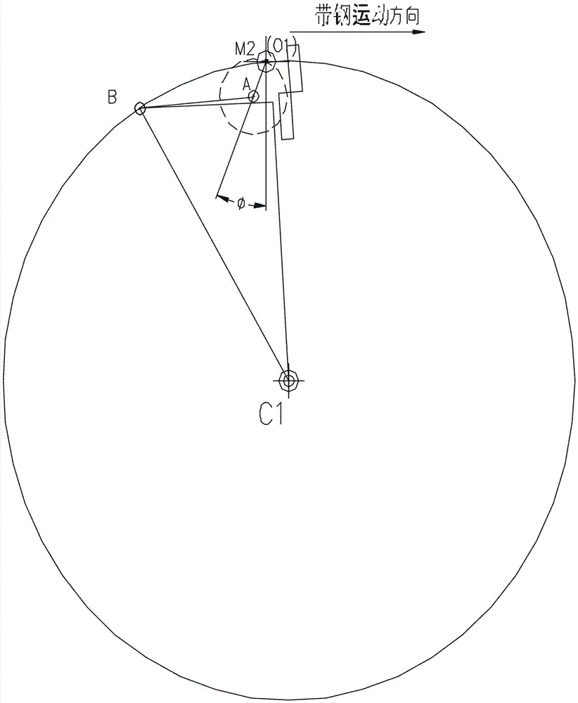 Method for controlling rotating speed of cold rolling flying shear motor