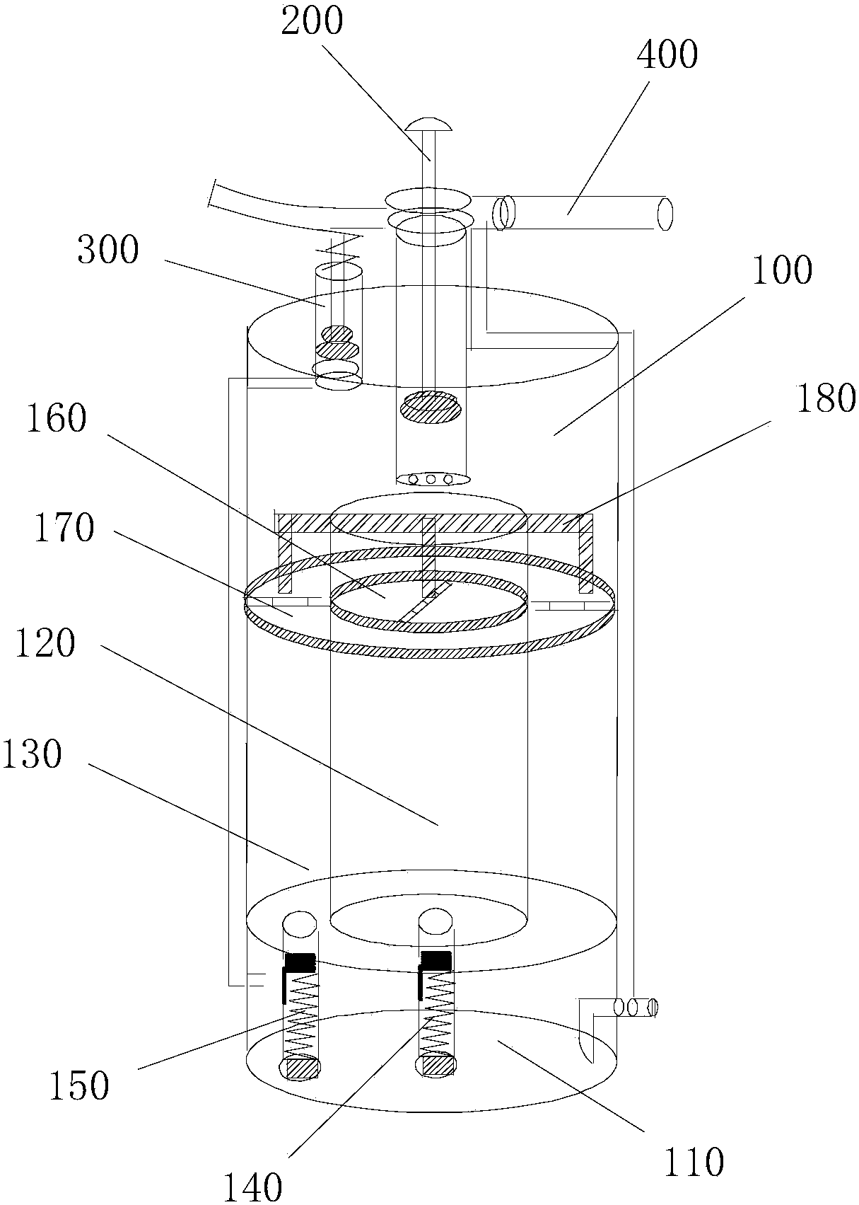 A kind of portable chlorine dioxide generator and using method thereof