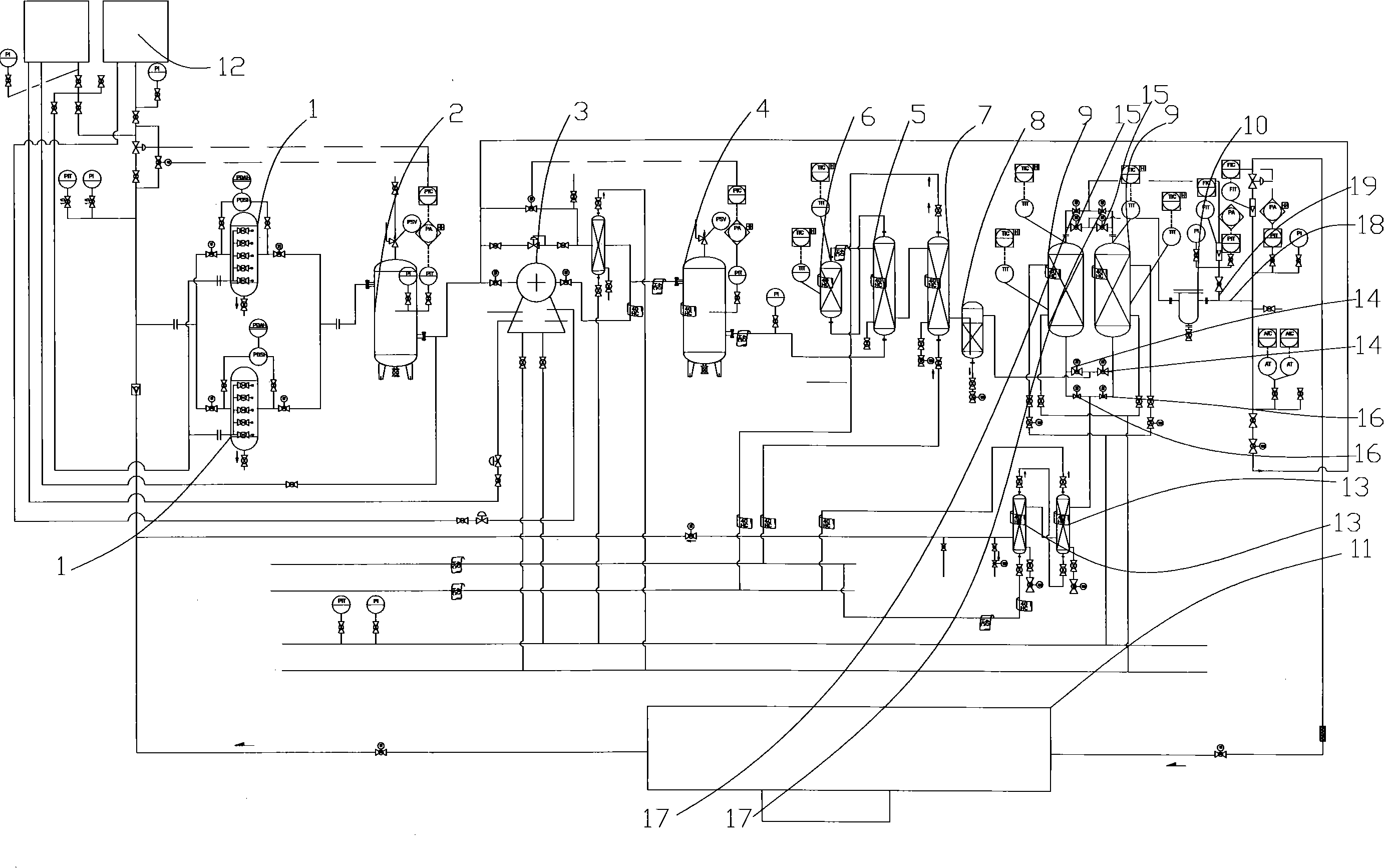 Hydrogen purified recovery system and process method