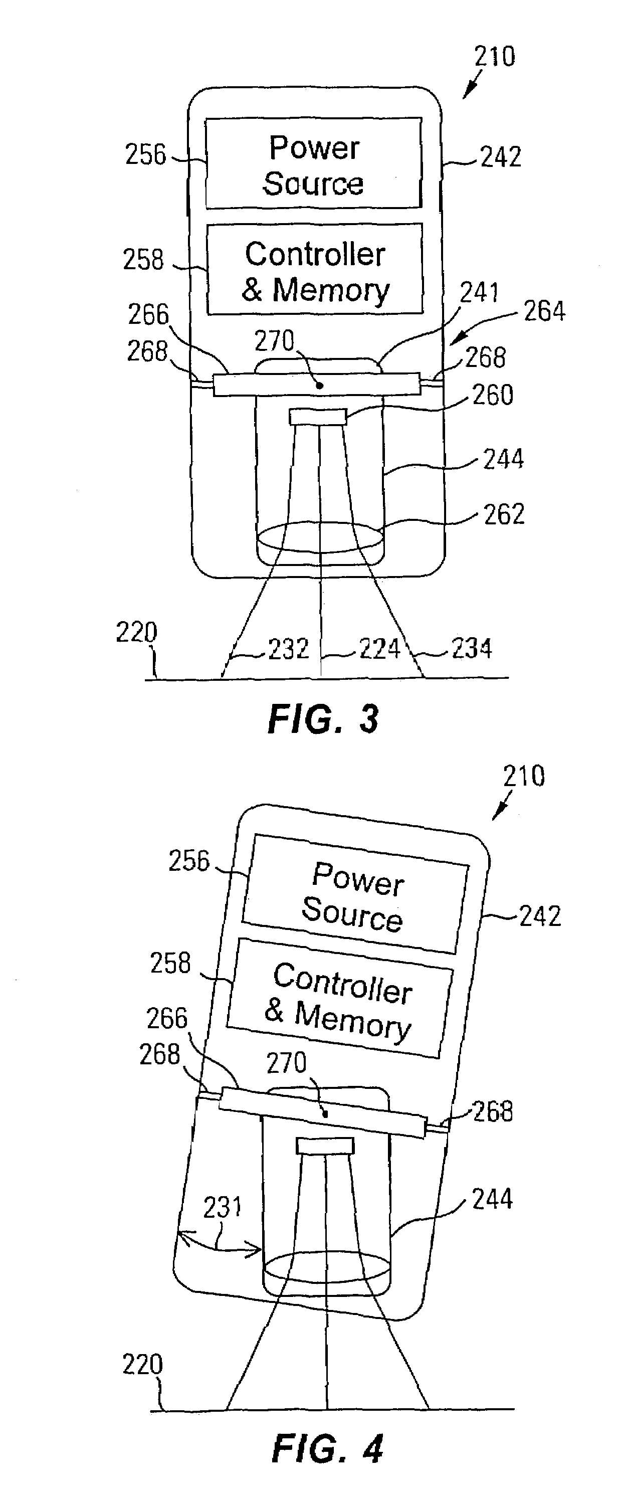 Gimbal optical system for document image capture