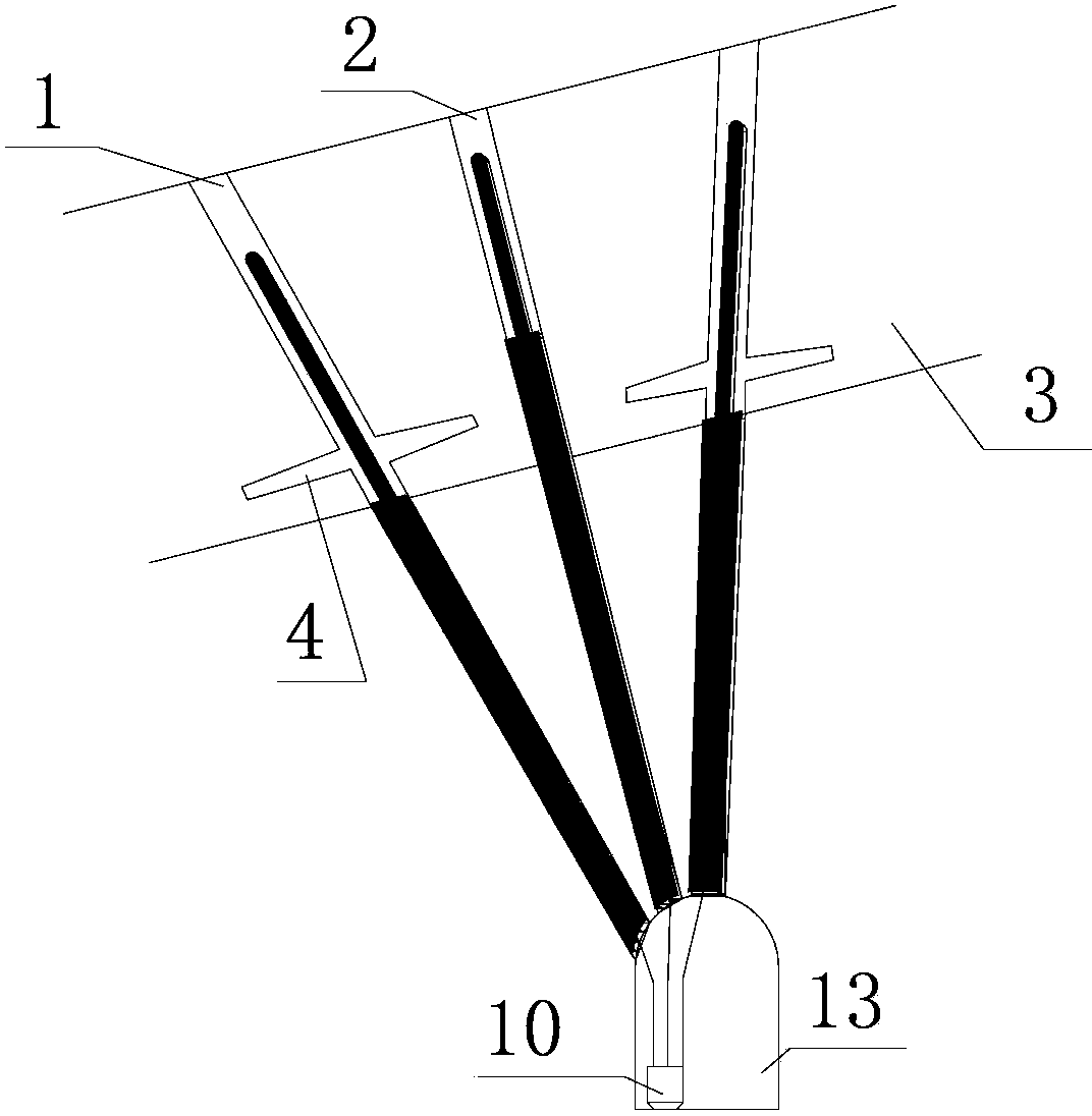 Pressure alternate gas exhausting method by slotting and fracturing coal seams