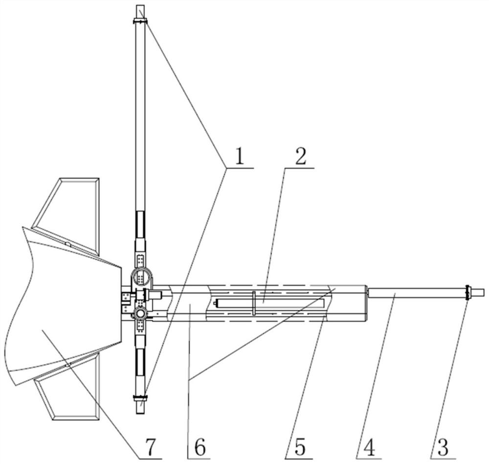 Submarine electric field detection device applied to underwater robot and method for detecting polymetallic sulfide