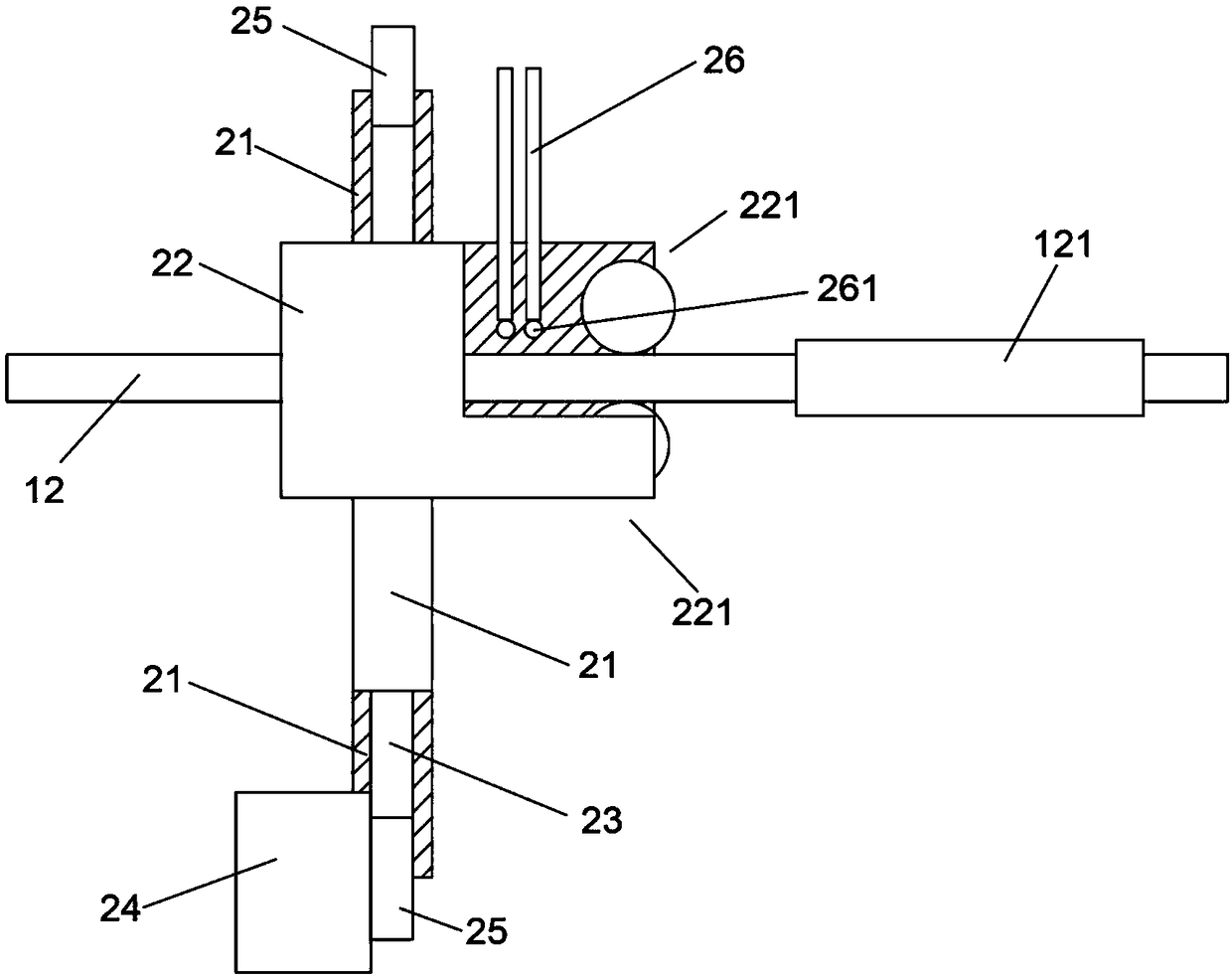 Device for automatically rewinding and releasing aircraft cable