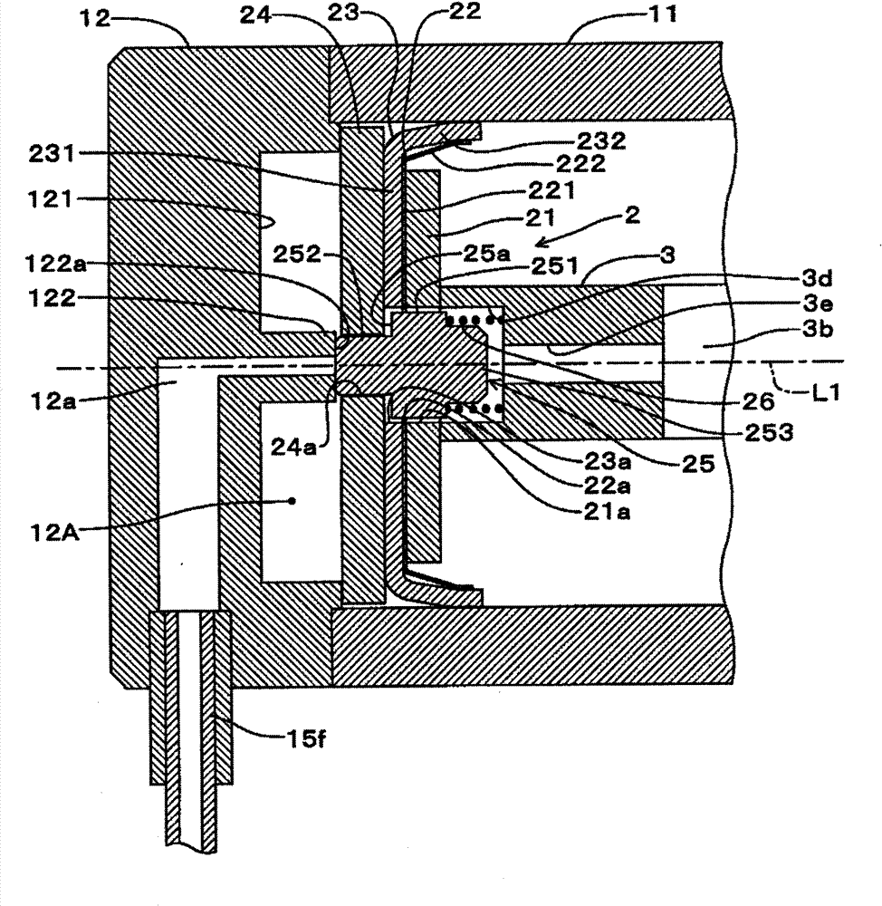 Flow path switching valve