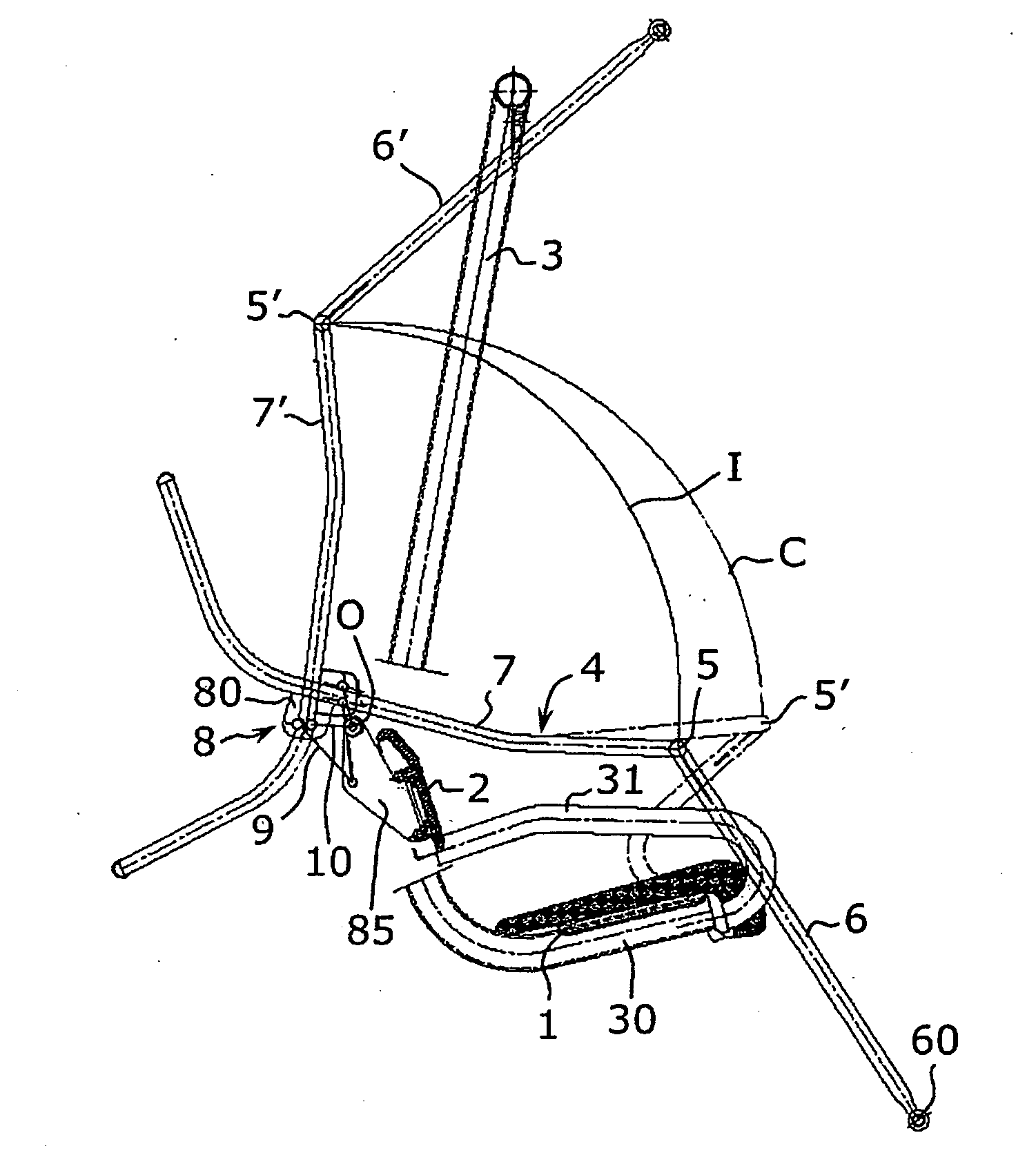 Seat for a chair lift installation