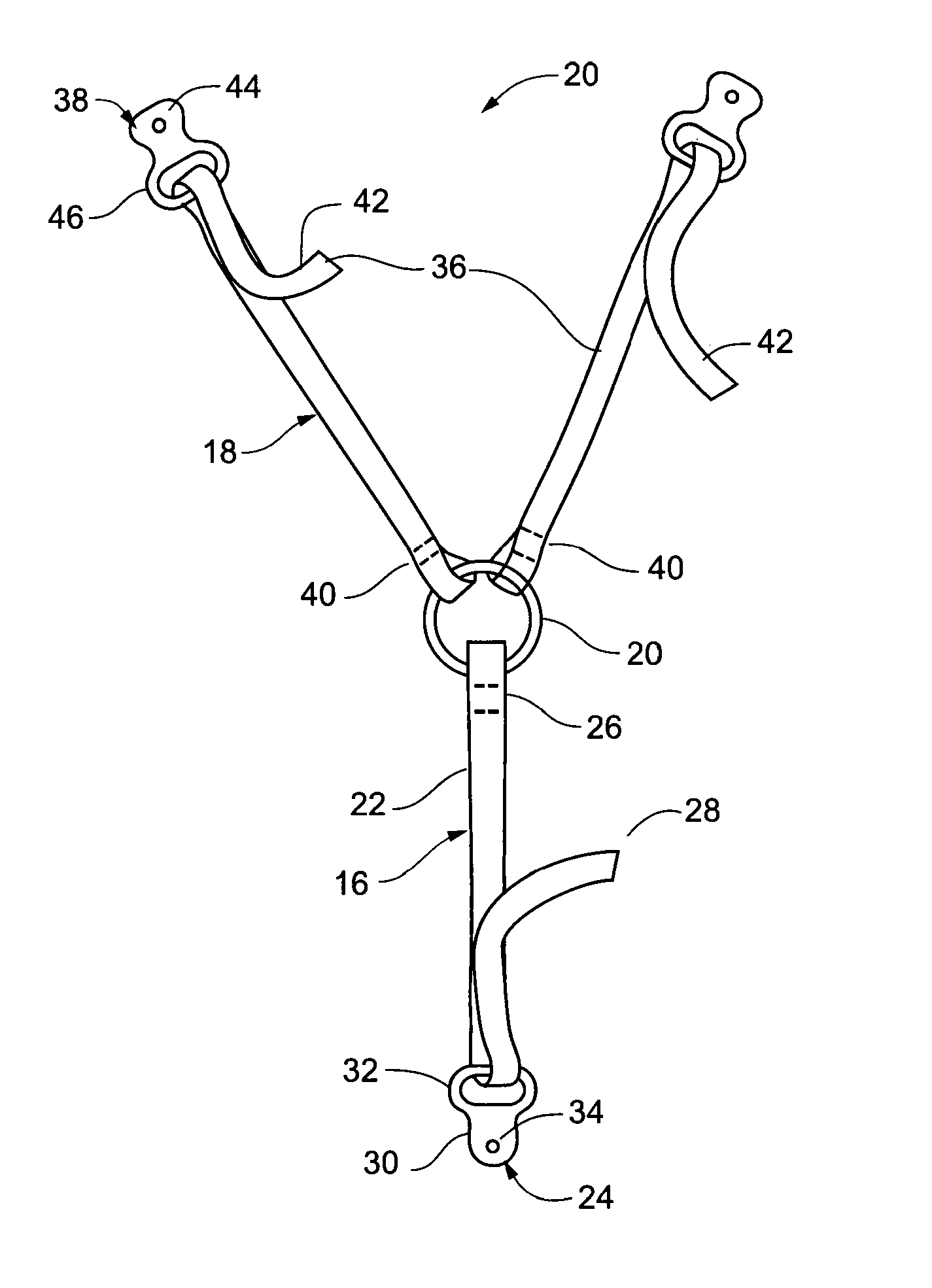 Television safety strap