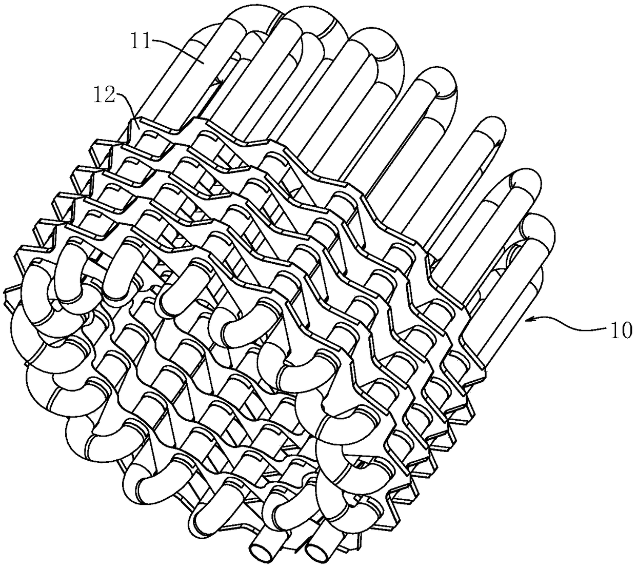 Finned tubular heat exchanger