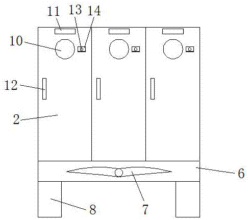 Multifunctional transformer station switch cabinet