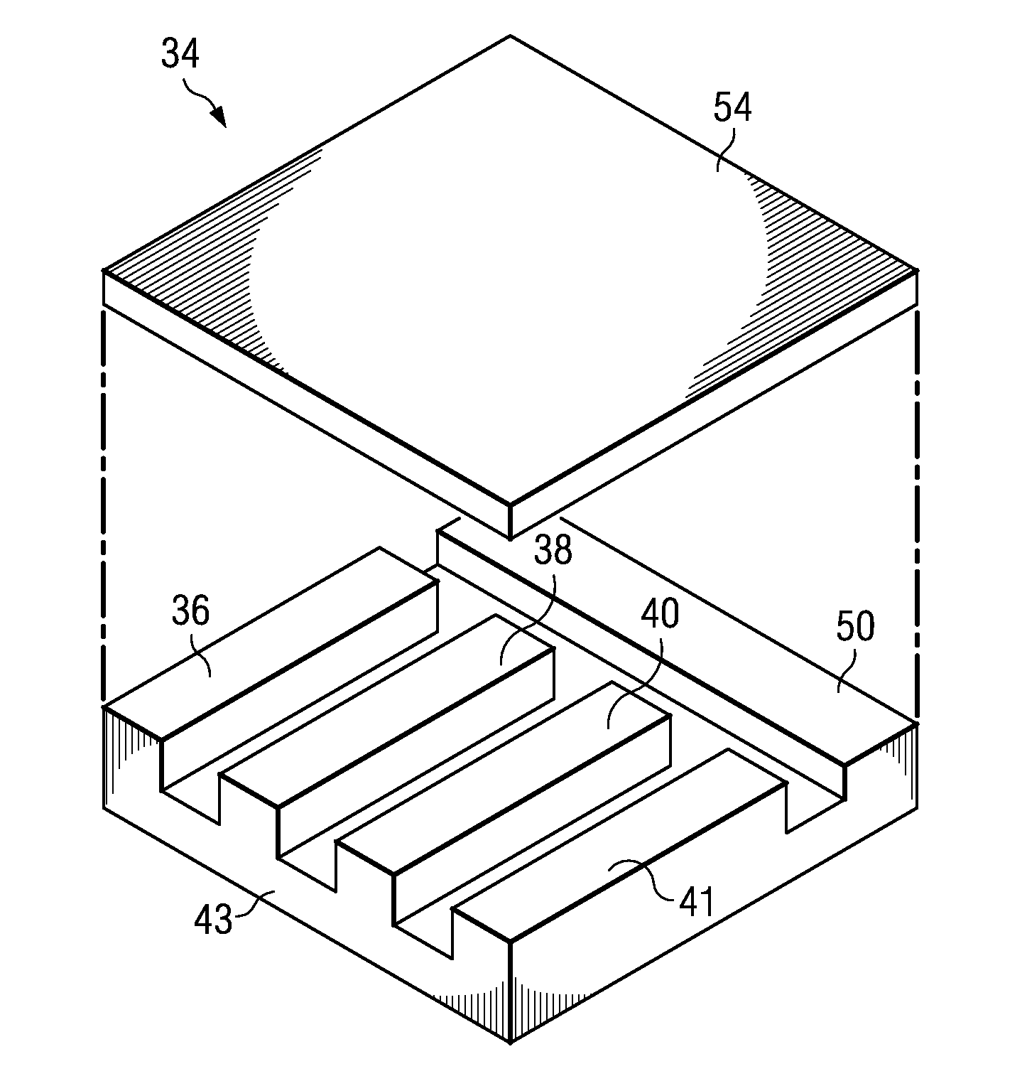 Extended E Matrix Integrated Magnetics (MIM) Core