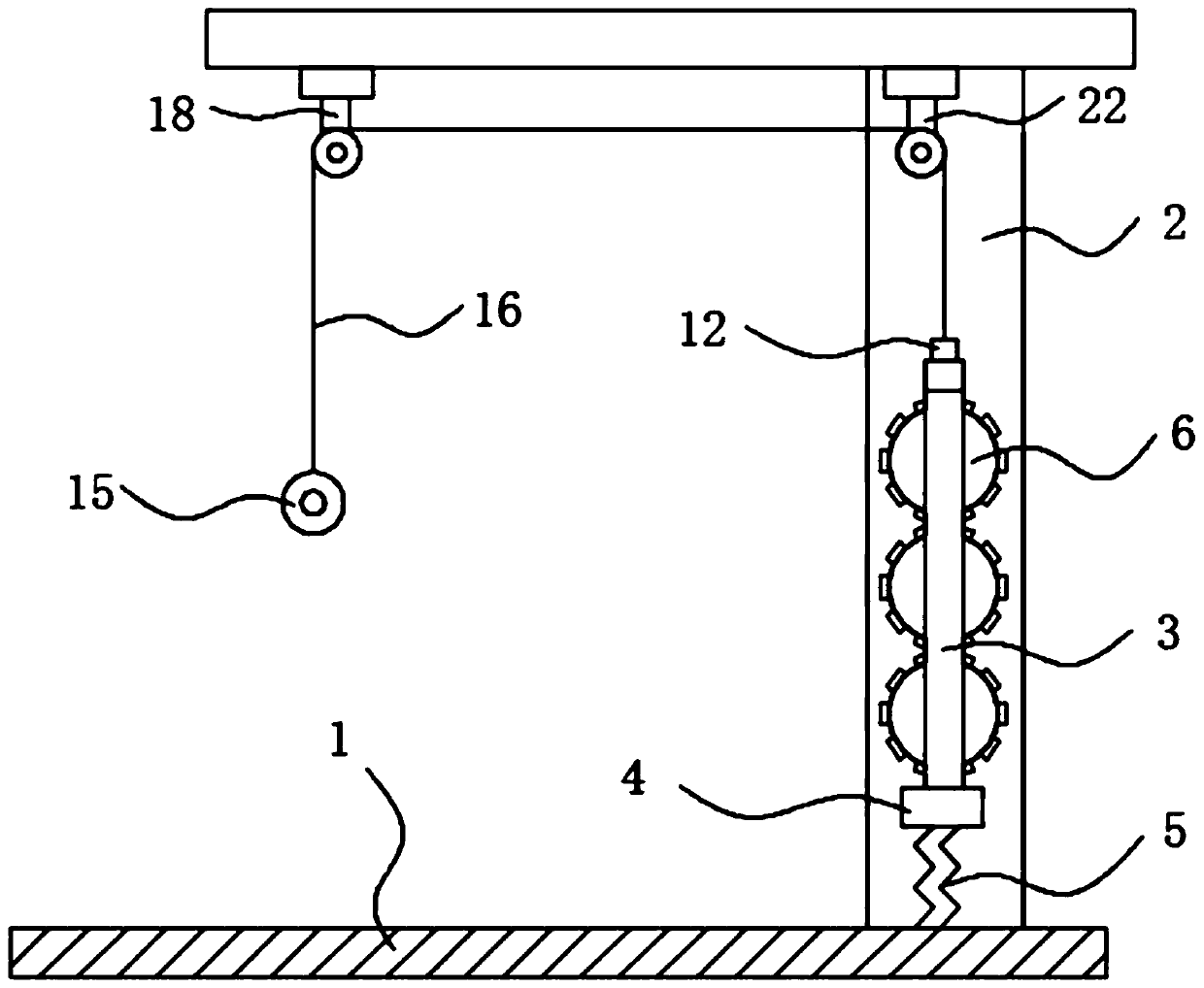 Tensile force exercise equipment and exercise method