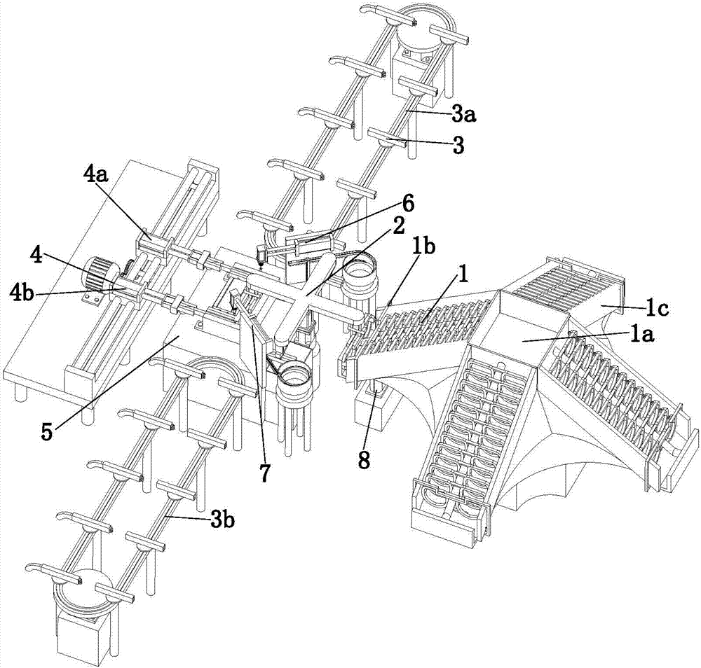 Automatic assembling device for eyeglasses frame