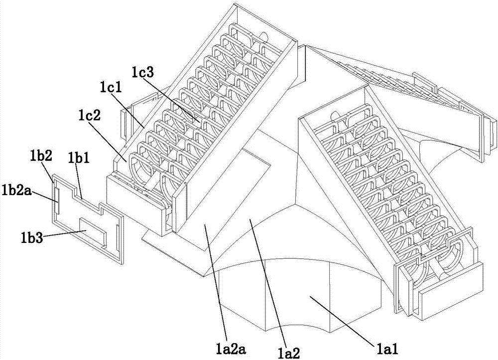 Automatic assembling device for eyeglasses frame