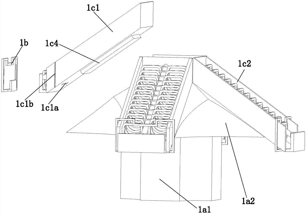 Automatic assembling device for eyeglasses frame