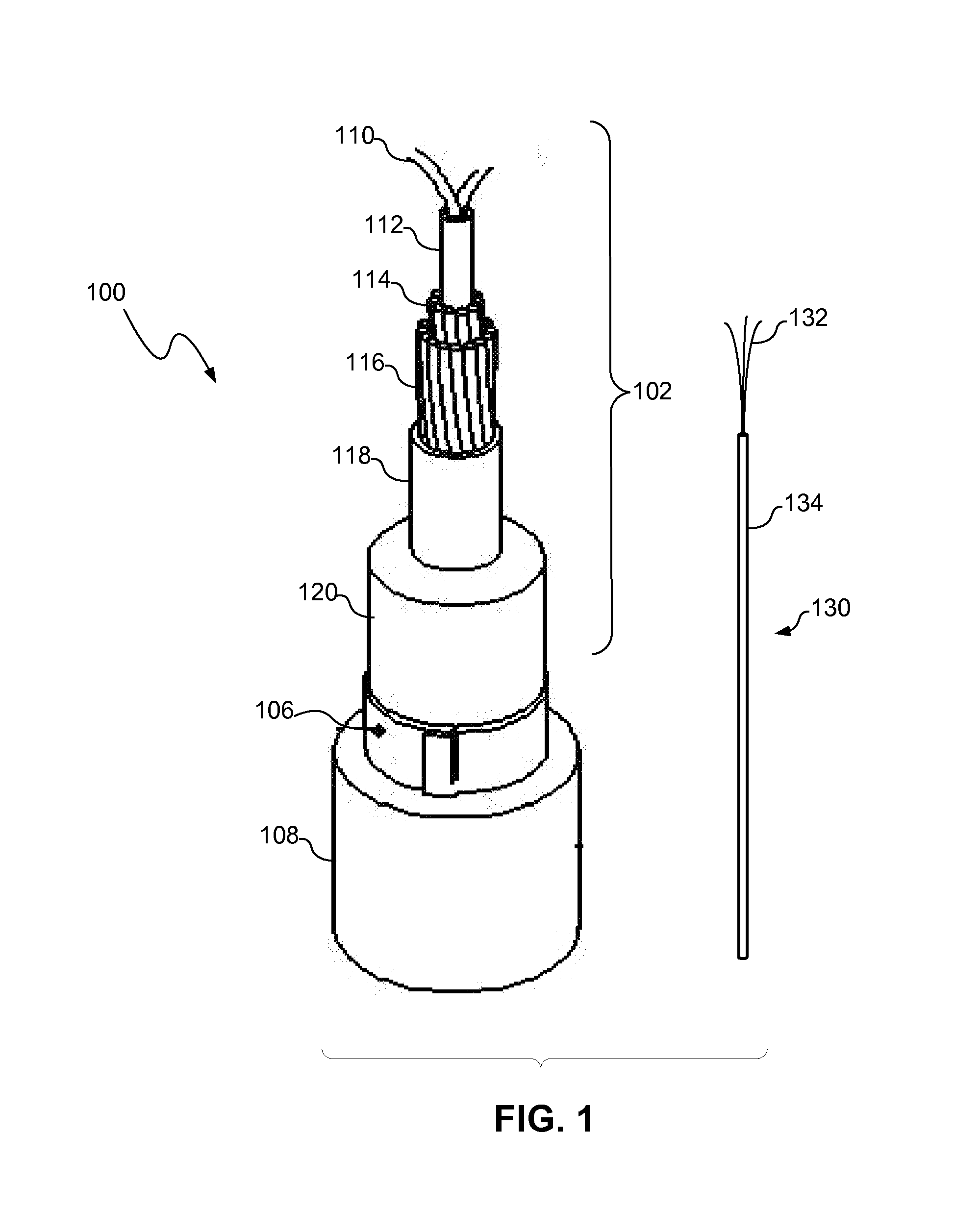 Optical cable shield layer connection