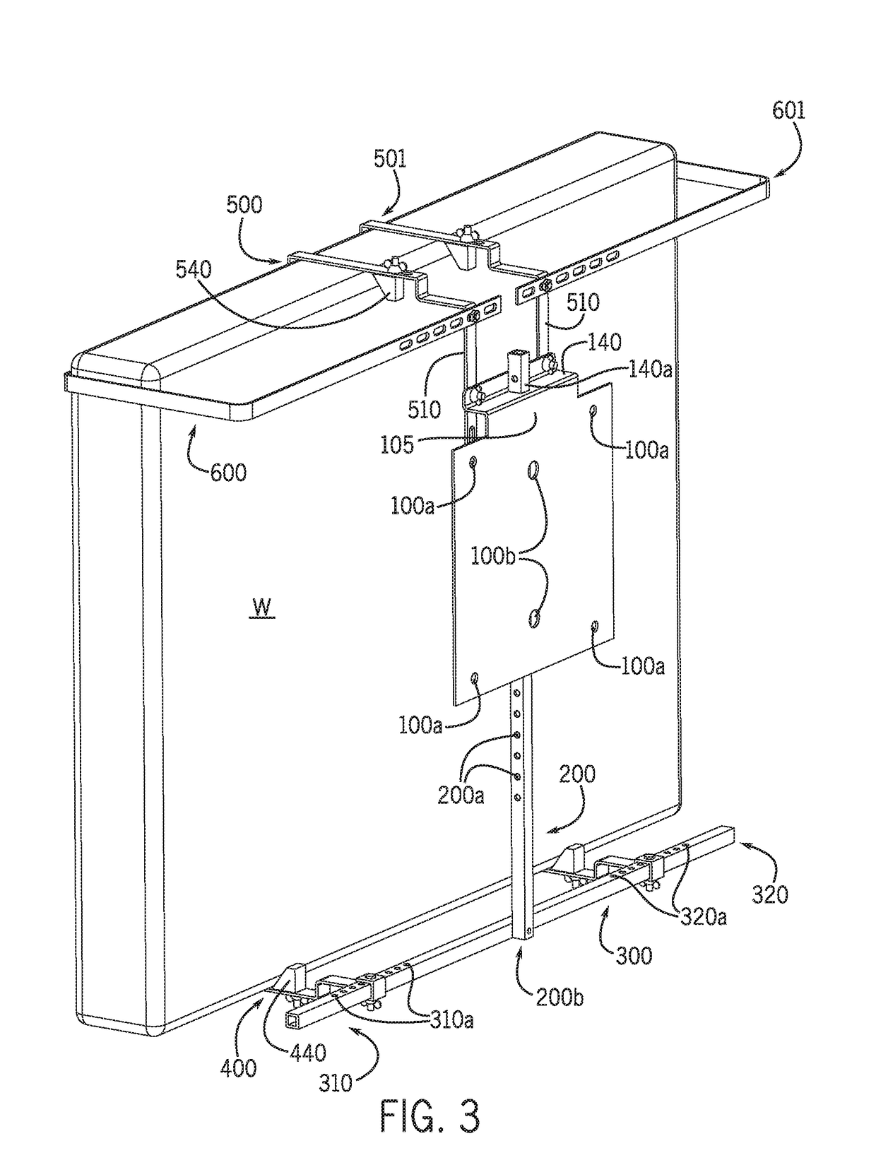 Anti-vibration mount for an in-vehicle video display