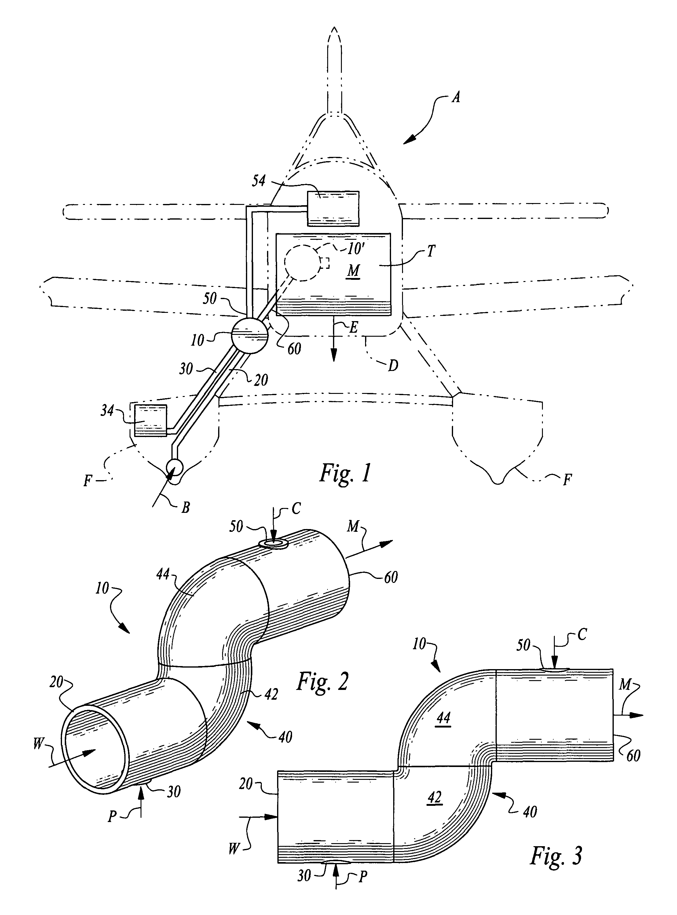 Polymer mixer powered by hydrodynamic forces