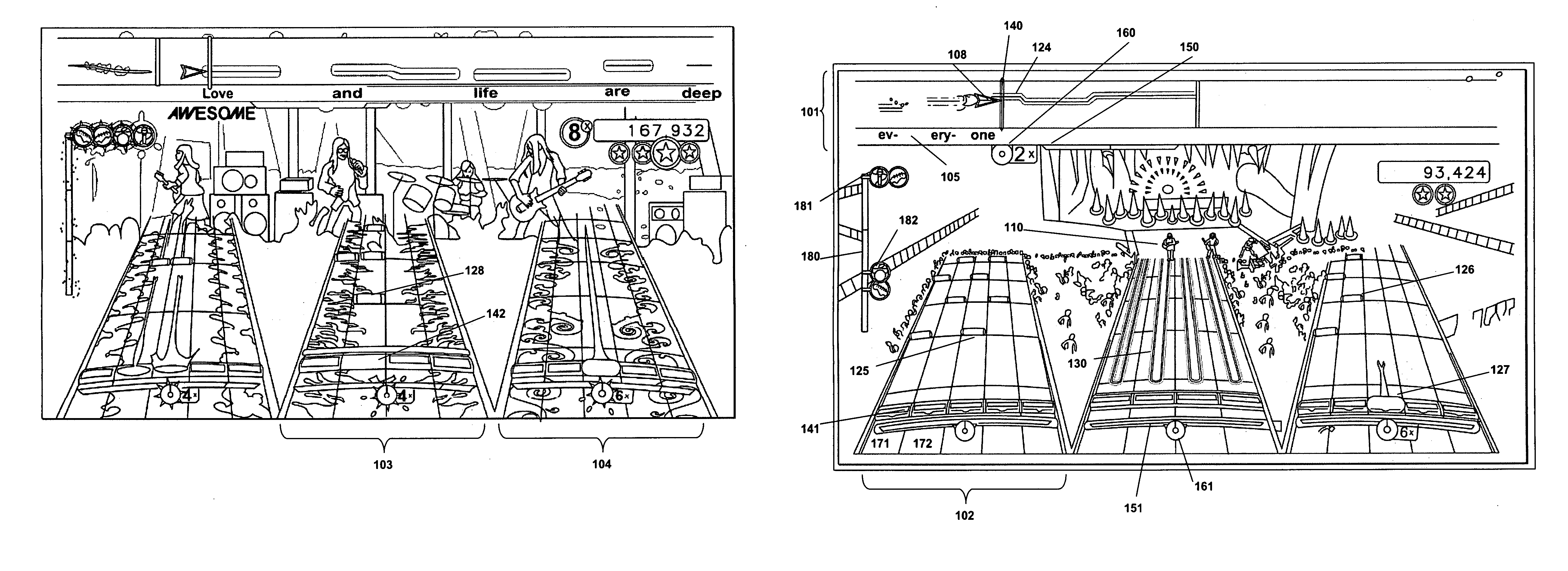 Systems and methods for reinstating a player within a rhythm-action game