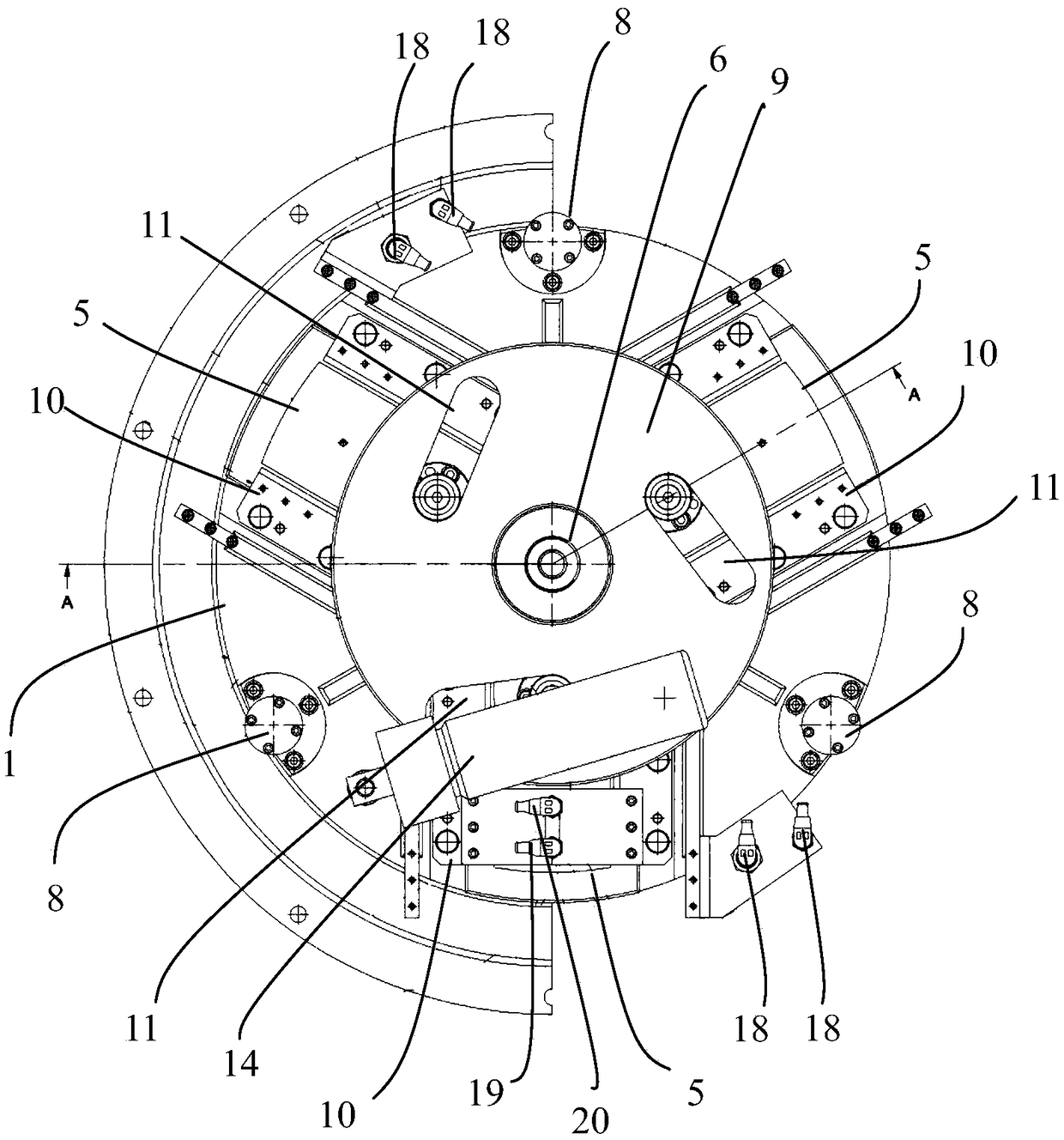 Nuclear power plant radioactive waste metal bucket transferring gripping apparatus device