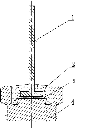 Screw-connection-type diode for automobile generator