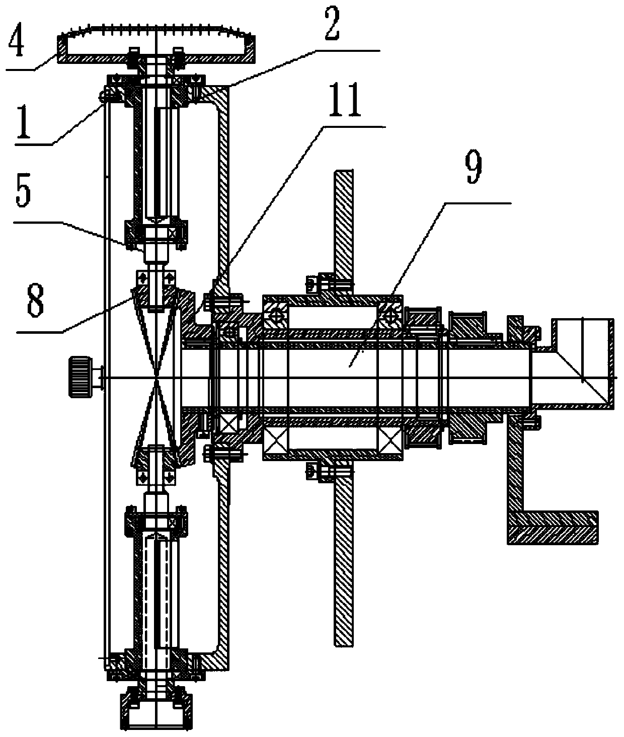 Packaging machine phase change mechanism