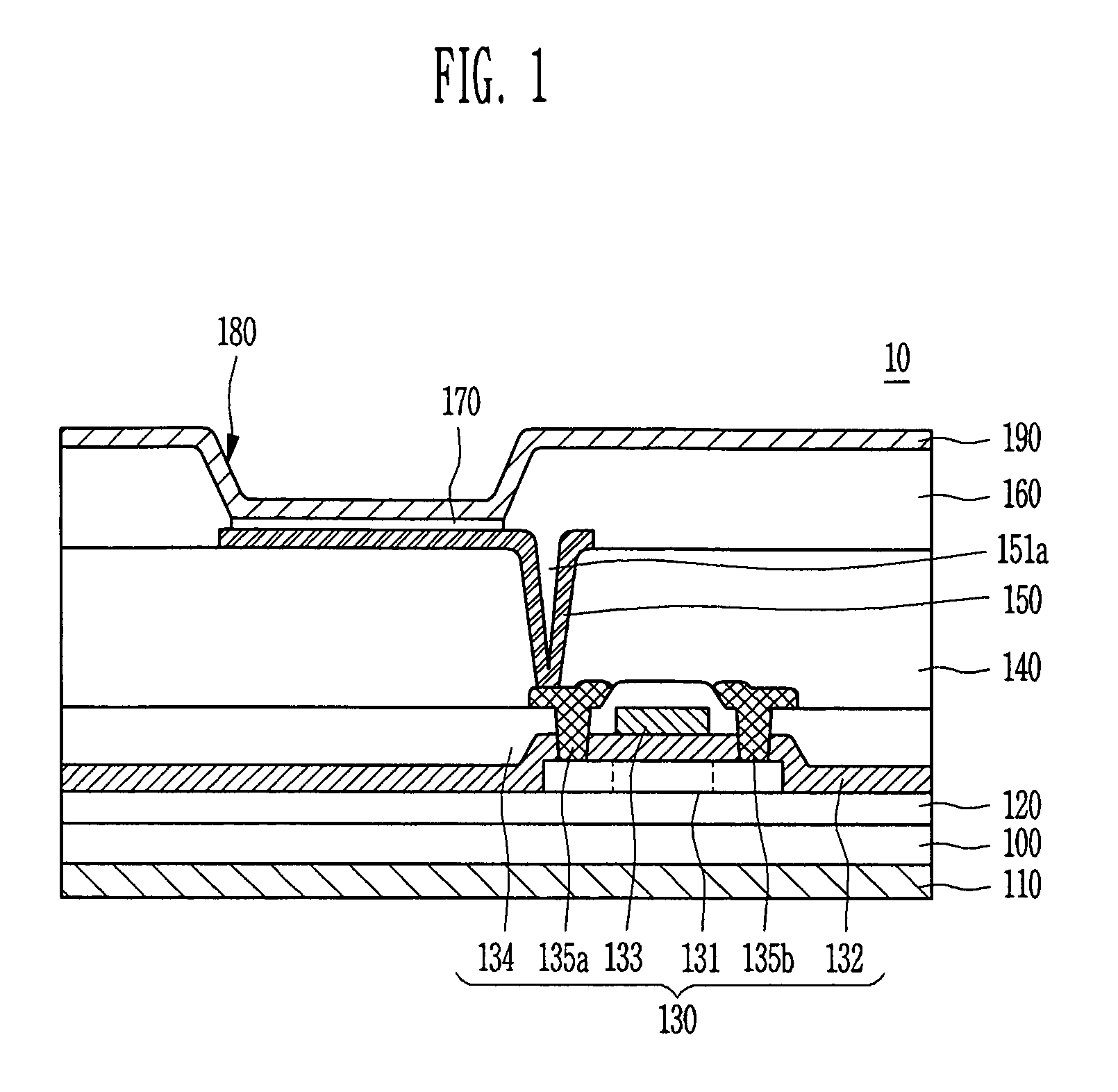 Organic light emitting display (OLED) and its method of fabrication