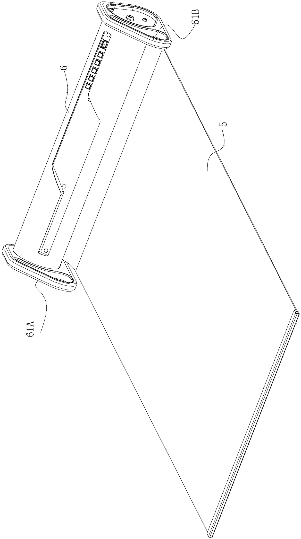 A control device for electronic skipping rope and its control system