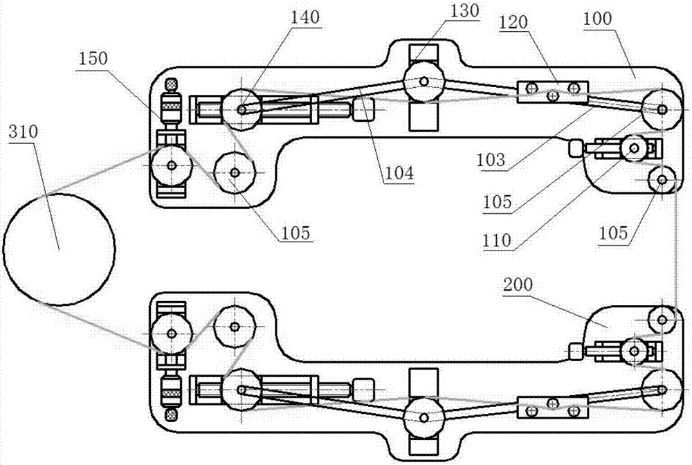 Wire cutting wire arrangement mechanism with electrode wire cutting and recovery functions