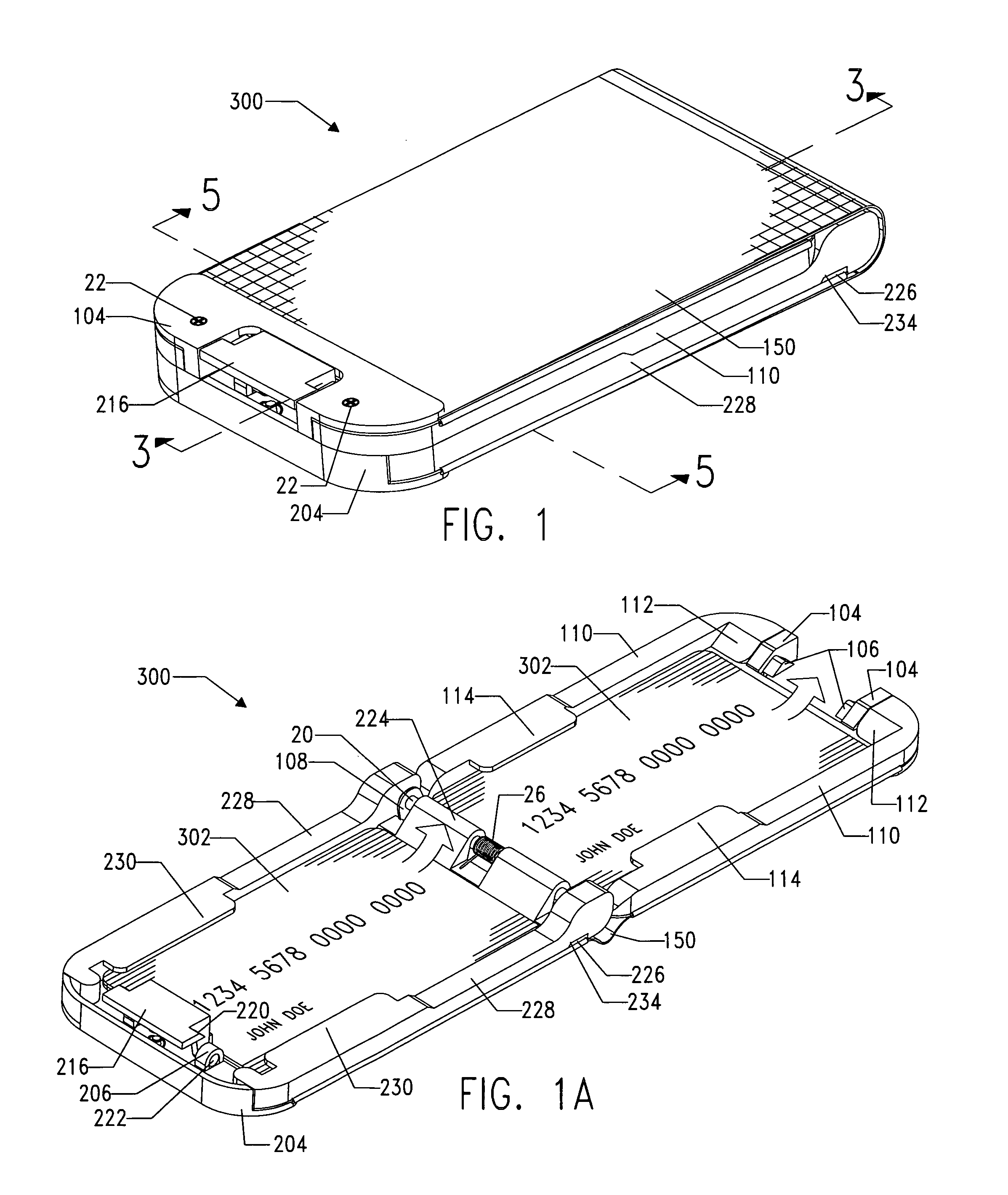 Electromagnetic shielding carrying case for contactless smartcards and personal articles