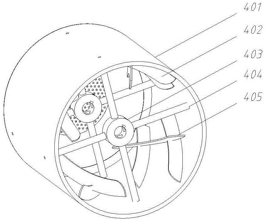 Half-direct-fire and half-hot-wind coffee bean baker and baking method thereof