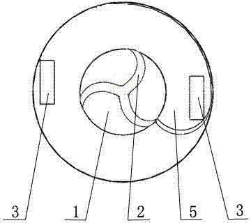 Drill bit of variable-curvature screw pile driver