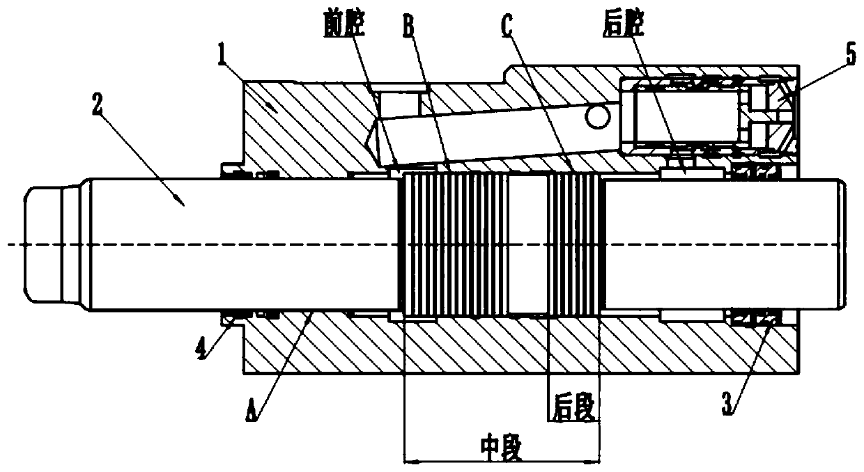 Hydraulic hammer cylinder part