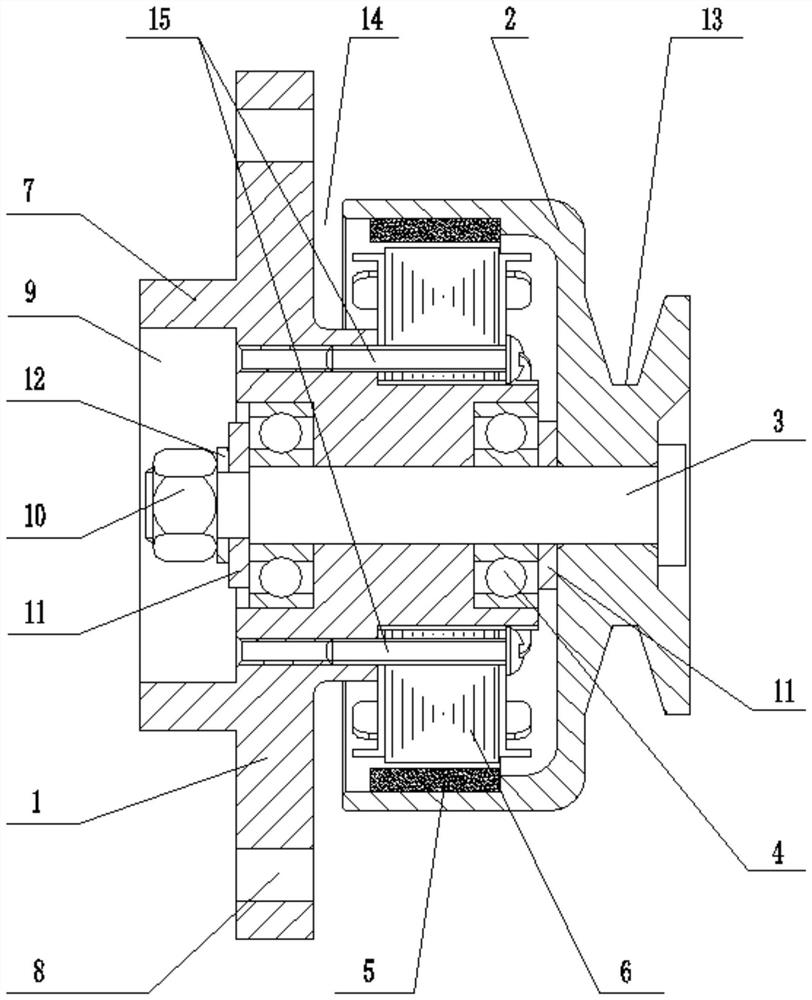 Integrated permanent magnet power generator