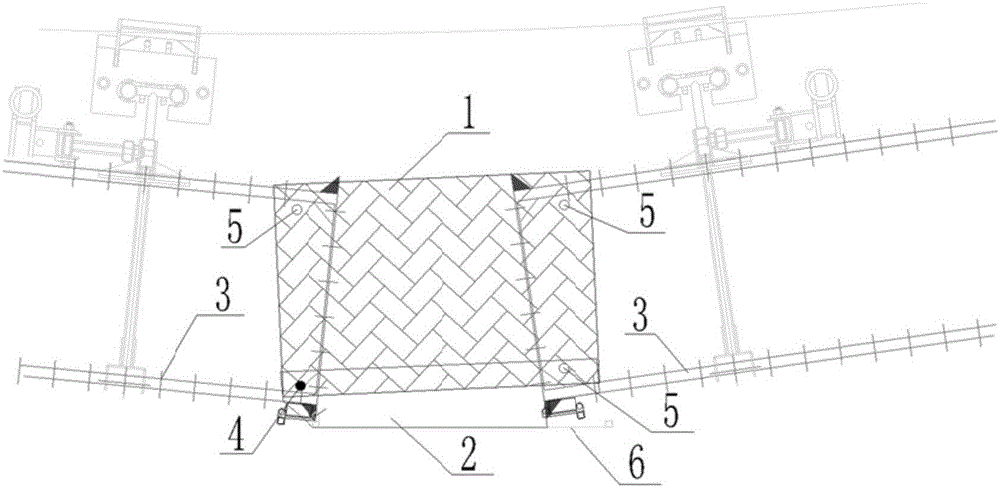 Device for automatically adjusting horizontal expansion, retraction and torsion of external lifting scaffold and construction method