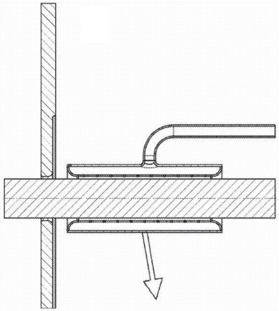 Device for the filling and/or closing of containers having a drive shaft decontamination box.