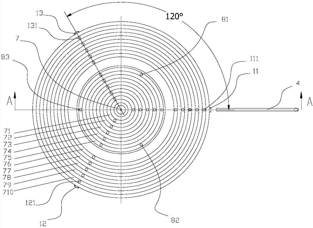 Flexible rapid adjustment type vacuum suction cup suitable for energetic material machining