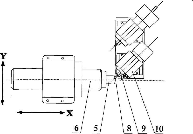 Small-caliber aspherical composite precise processing method