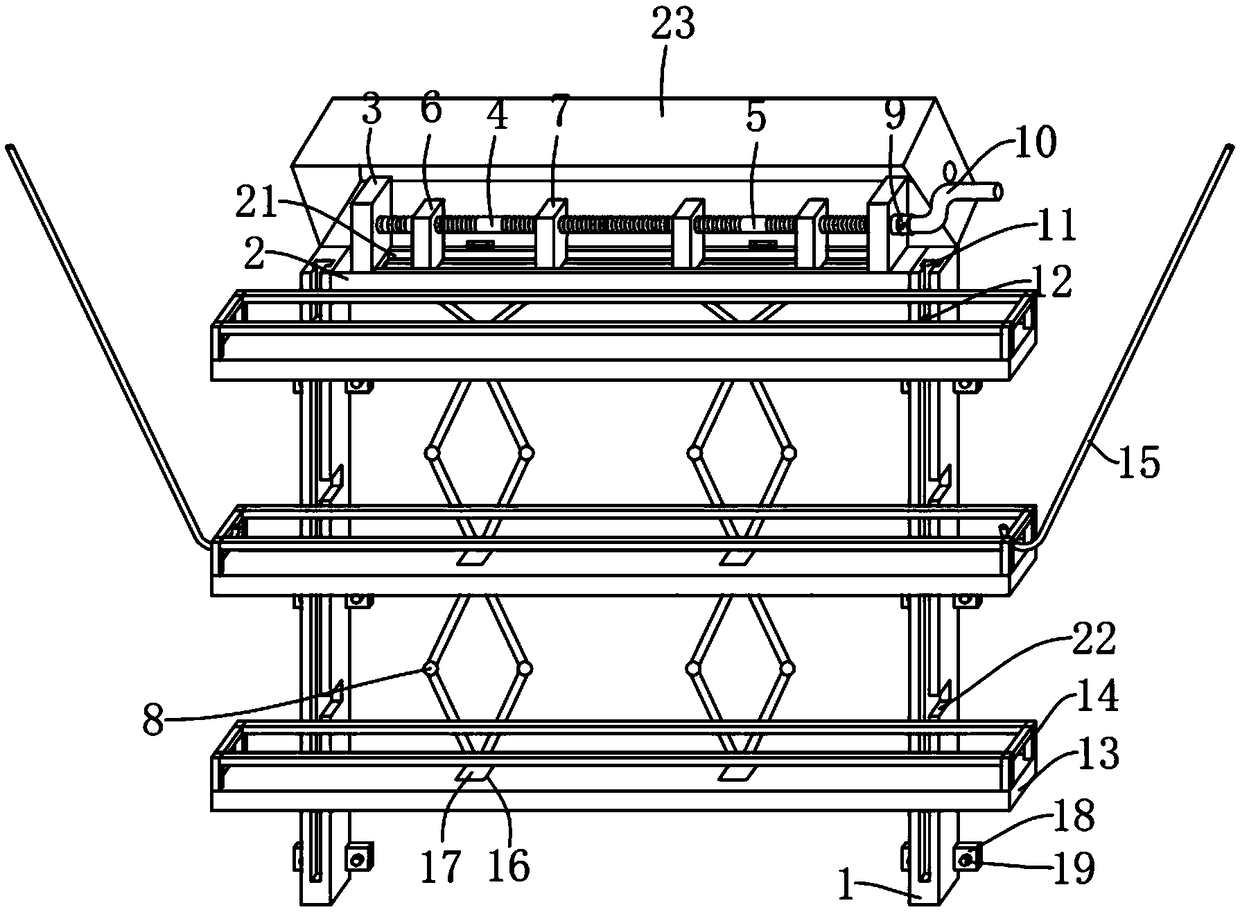 Urban river bank barricade vertical face liftable ecological landscape device