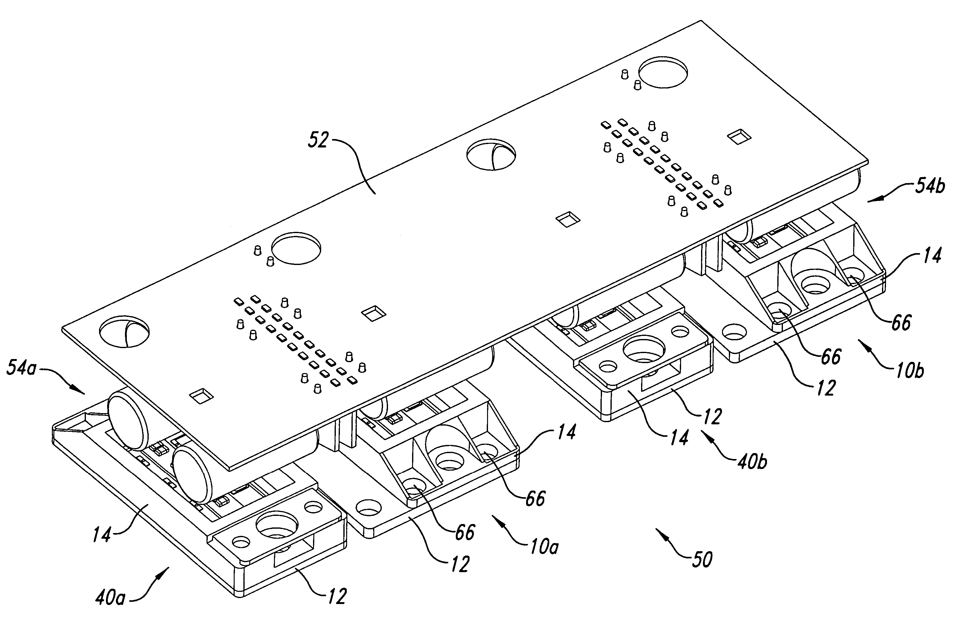 Architecture for power modules such as power inverters