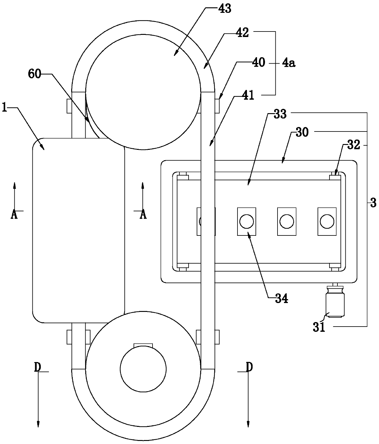 Automatic spraying system for fire extinguisher bottle