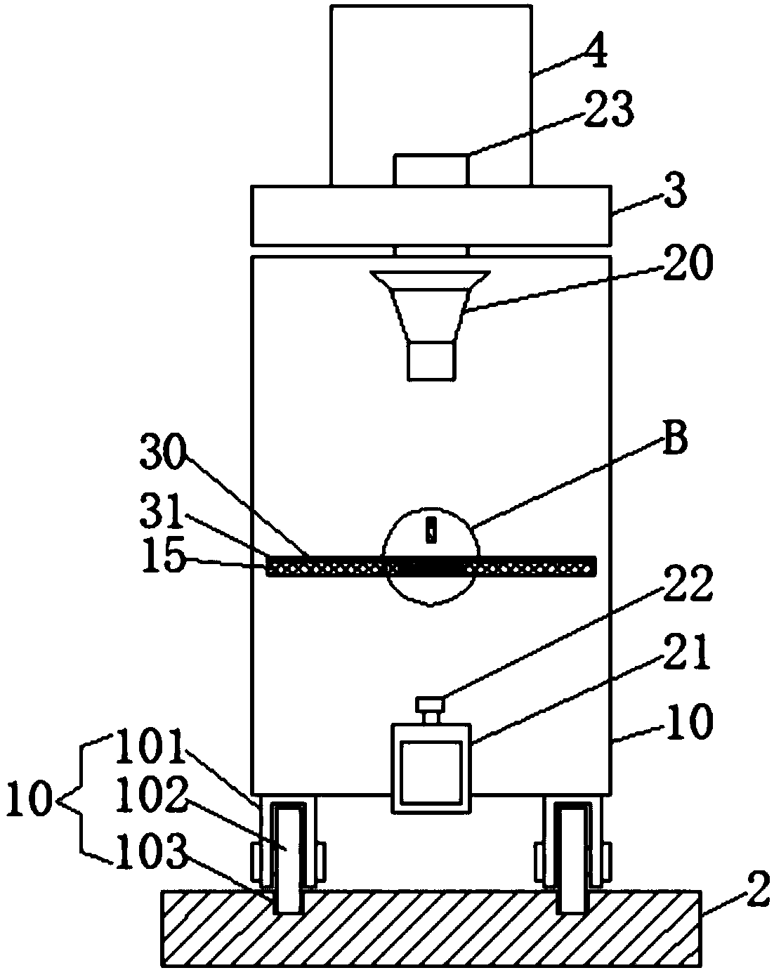 Screening device capable of automatically screening sand