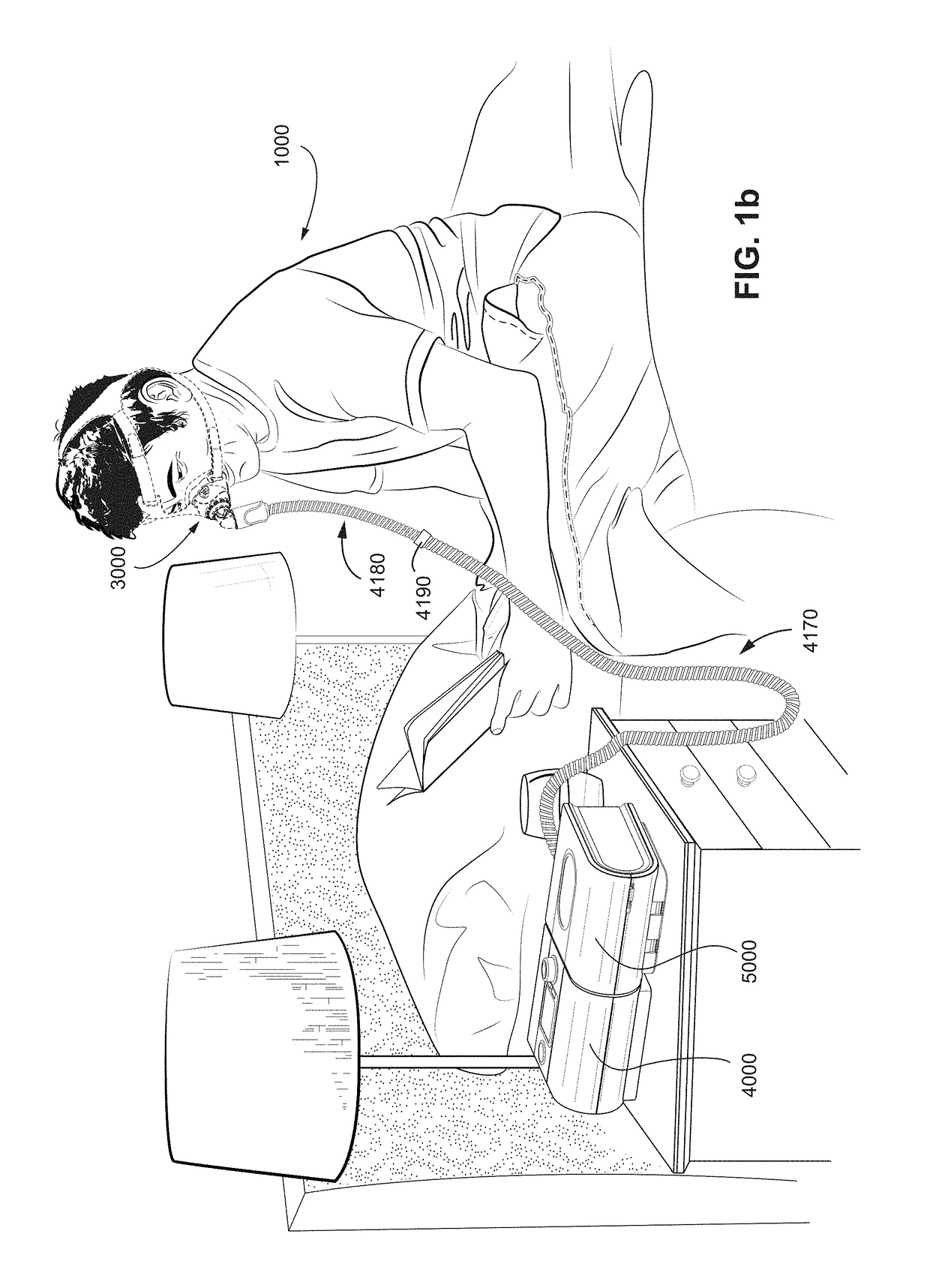 Positioning and stabilising structure and patient interface