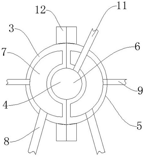 Cable processing device for optical communication equipment