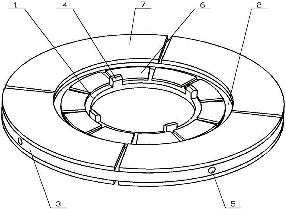 Stator base for three-degree-of-freedom spherical rotor ultrasonic motor