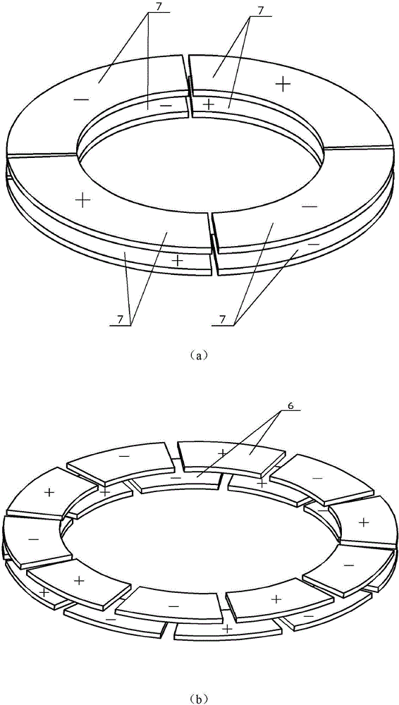 Stator base for three-degree-of-freedom spherical rotor ultrasonic motor