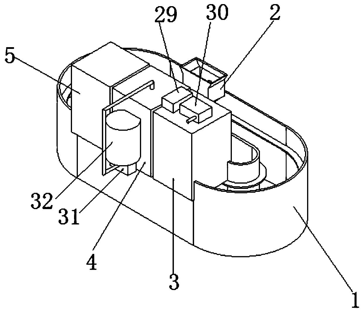 Exhaust pipe surface heat resisting treatment device and operation method thereof